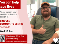 Welsh blood service seeks Monmouth donors