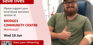 Welsh blood service seeks Monmouth donors