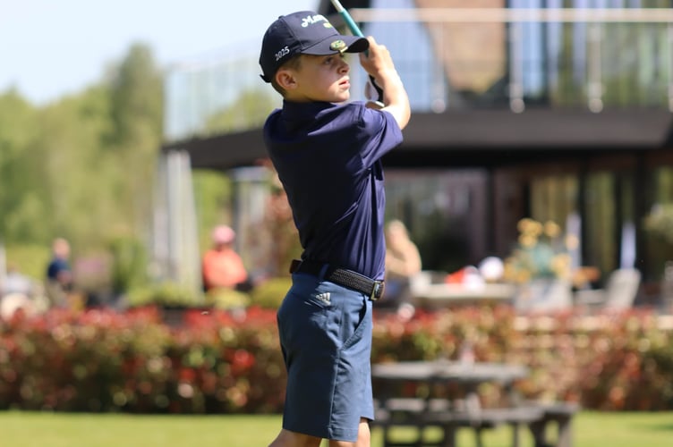 Taio- Blake Burkitt from Haberdashers Monmouth School playing in golf championships in Scotland and America.