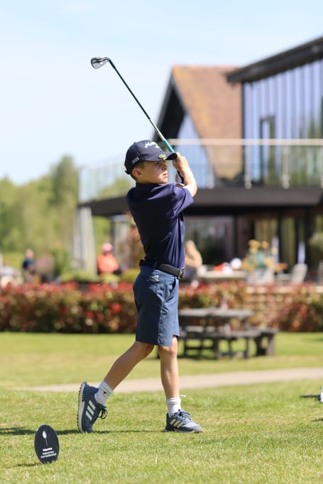 Taio- Blake Burkitt from Haberdashers Monmouth School playing in golf championships in Scotland and America.