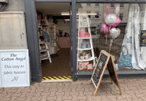 The Cotton Angel fabric shop moves to Monnow Street