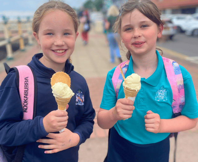 Students discover beach safety in Penarth