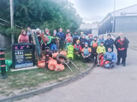 Wyedean Canoe Club's River Wye litter pick