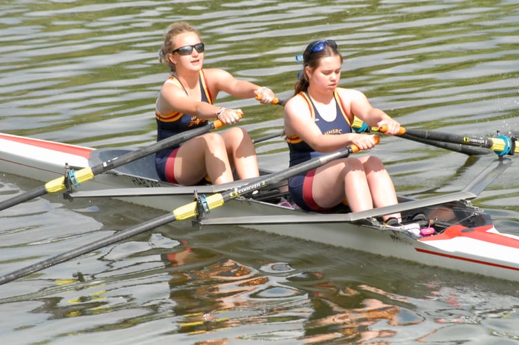 Haberdashers' Monmouth's winning girls' double scull