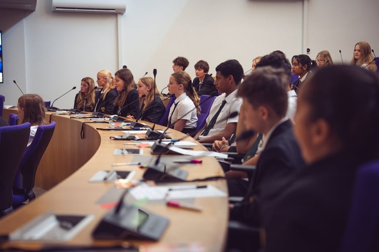 Students had their say at the Monmouthshire Council Youth Conference