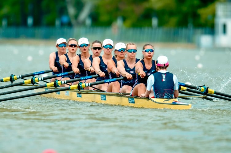 Jack Tottem steered the GB women's 8 to the European title