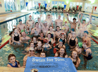 Swim for Tom event raises cancer research funds
