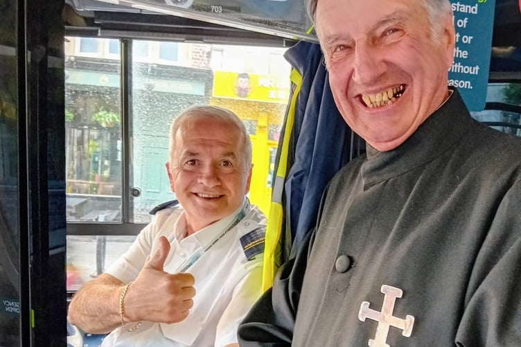 Brother John Green is travelling on his bus pass around the British coast