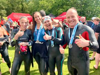 Tri quartet make a splash at Cotswold Big Swim