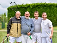 Doubles finals prove smash hit at tennis club