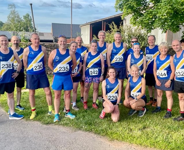 Runners tackle five-mile Llangrove loop