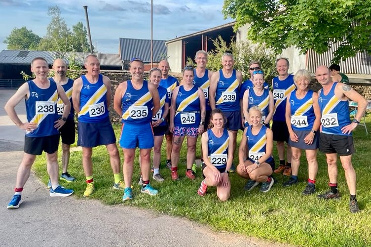 Spirit runners turned out in force at the Treworgan Farm race