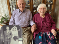 Monmouth couple celebrates 70 years of marriage