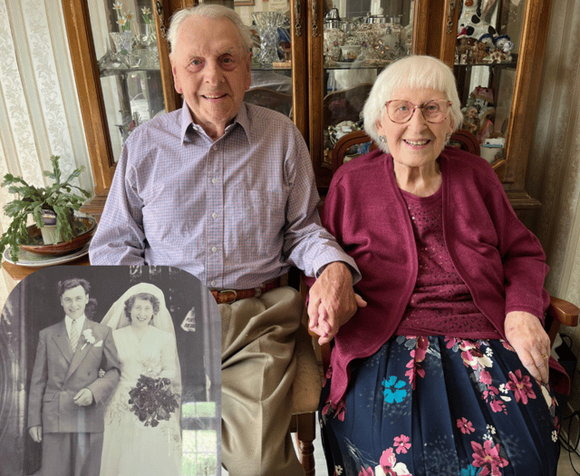 Monmouth couple celebrates 70 years of marriage