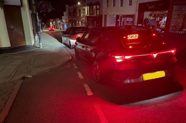 Gwent Police unmarked car