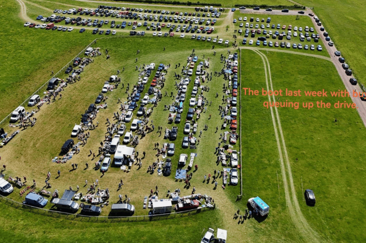 Monmouth Show ground car boot 