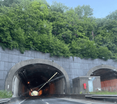 Crash on A40 near Gibraltar tunnels