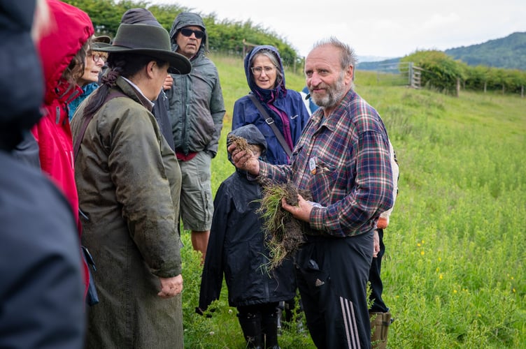 Hamish Blair with the successful open day at Square Farm