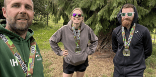 Trio tackle epic Offa's Dyke 15 trail race 