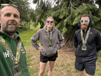 Trio tackle epic Offa's Dyke 15 trail race 