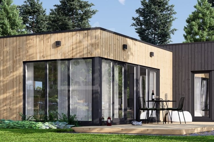 The proposed new clubhouse at Chepstow Tennis Club