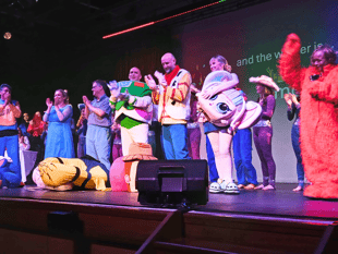 Annual staff masked singer at Haberdashers