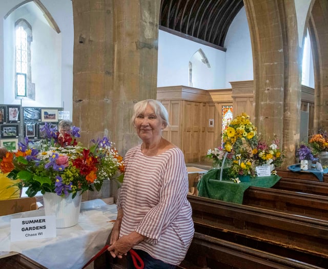 Flowers, art, music as church celebrates