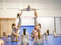 Emotional gym display for retiring coaches