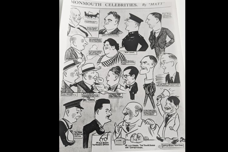 Artist's impressions of town's notable characters from a time long ago
