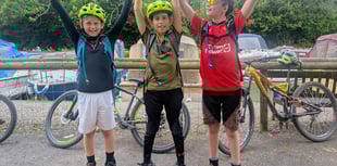 Boys smash their charity cycle target