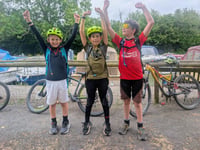 Boys smash their charity cycle target