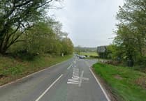 Crash at Penalt turning