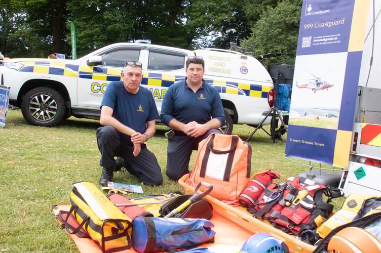 Chris Collacott and Matt Buckland of the Chepstow Coastgiuard