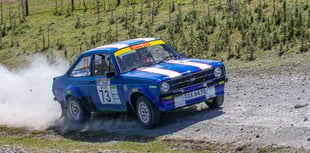 Heat was the talking point of the day at Mid Wales rally