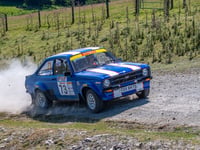 Heat was the talking point of the day at Mid Wales rally