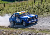 Heat was the talking point of the day at Mid Wales rally