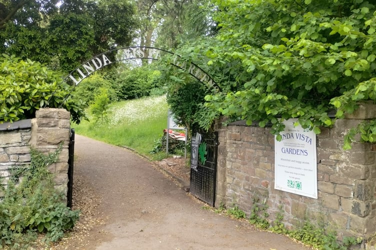 Entrance to Linda Vista Gardens