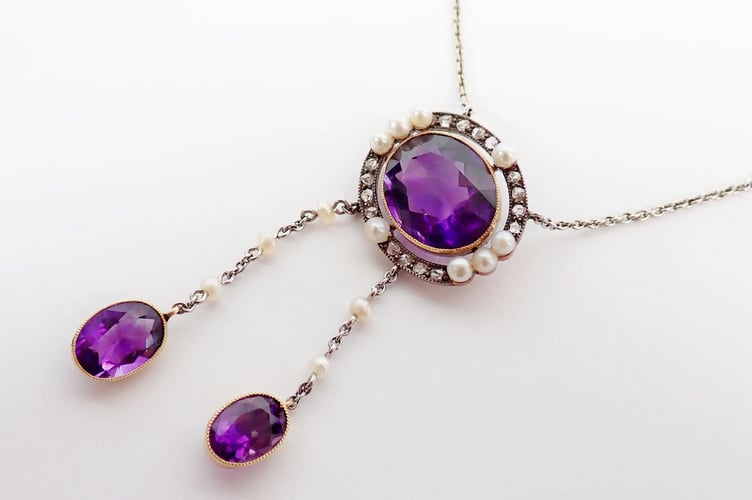 Edwardian Amethyst Necklace