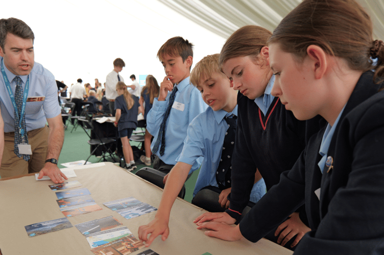 Students during 2025 Climate Fresk 