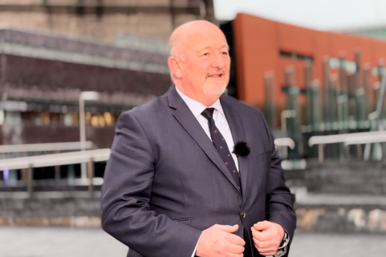 Peter Fox in Cardiff Bay