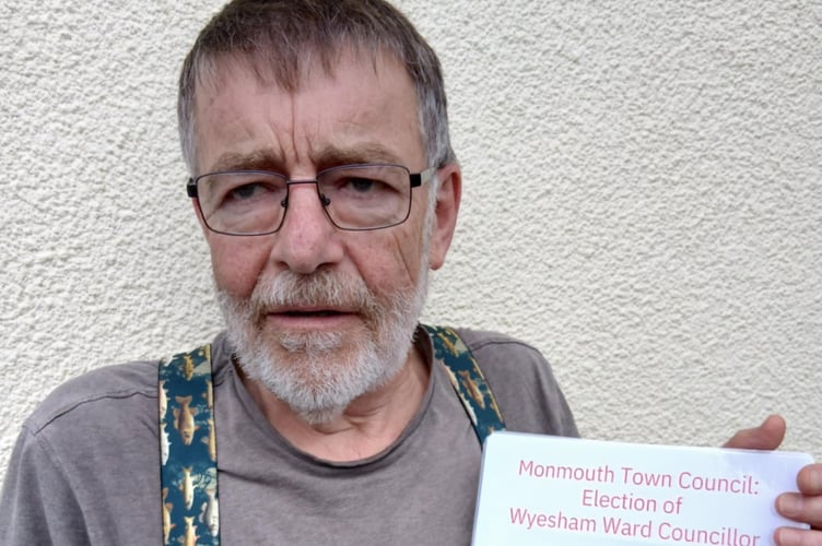 Deputy Mayor, Cllr Rob Barrell will put them up around Wyesham.