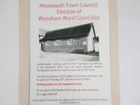 Monmouth by-election polling card chaos