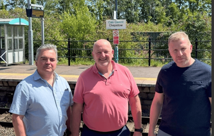 Peter Fox at Chepstow Train Station