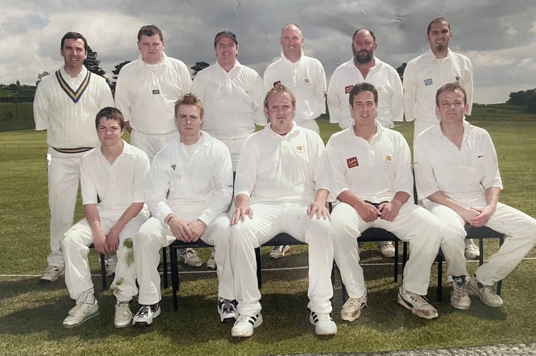 Monmouth 1st XI, in May 2004, before a seven-wicket win at Wormelow in Marches League Division 1.

Back row, from left: Aled Jones, Daniel Fisher, Jonathan Jones, Jonathan Davies, Rob Prewett, David Teague.
Front row, from left: Daniel MacDonald, Dave Croudace, Jonathan Roberts (captain), Dan Head, Alex Richards.
