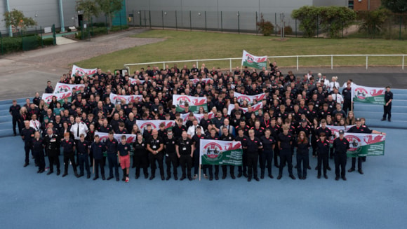 Monmouthshire fire cadets impress at Fire Cadet Games 2025