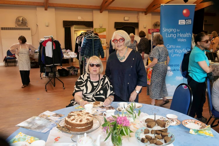 Jane Gunter and Jane Duke of the Afternoon Tea Club