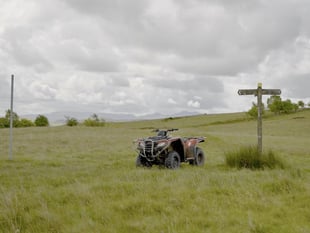 Quad and 4x4 Convoy on Epynt