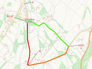 Road closure for Mitchel Troy resurfacing work