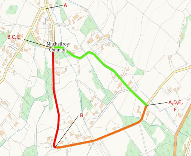 Road closure for Mitchel Troy resurfacing work