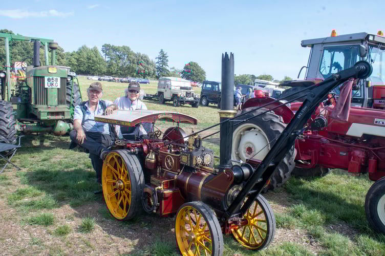Ashley Freeman with the Woolaston Bassetts.